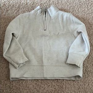 White half zip